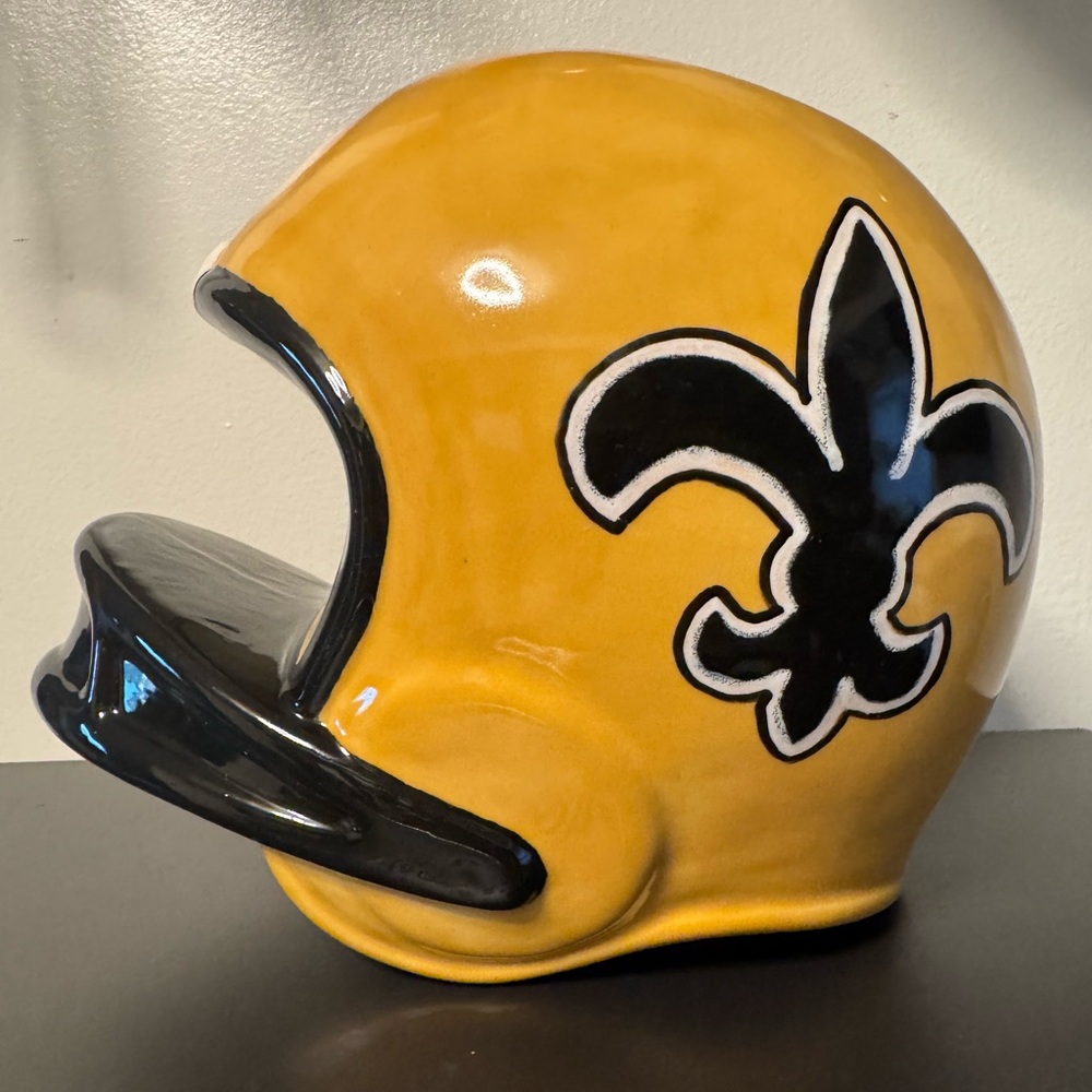 Louisiana Saints chip & dip bowl